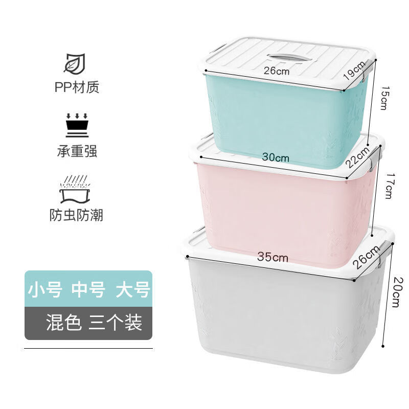中号.小号】 三件套 【北欧蓝】
