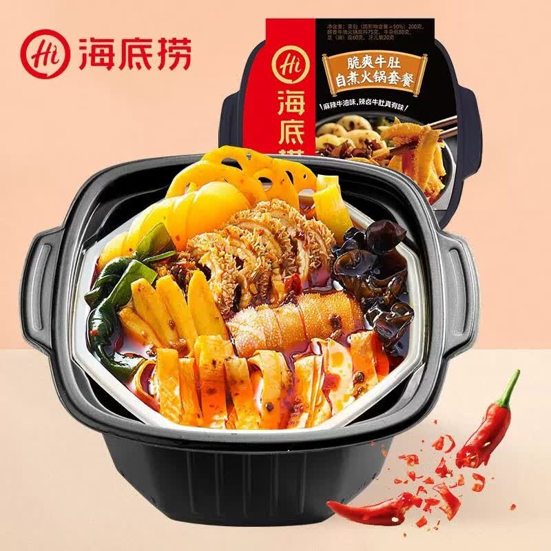 海底捞 自热锅自热火锅自煮火锅牛肉牛杂方便速食【值】 【牛肉锅】脆爽牛肚435g*1碗怎么看?