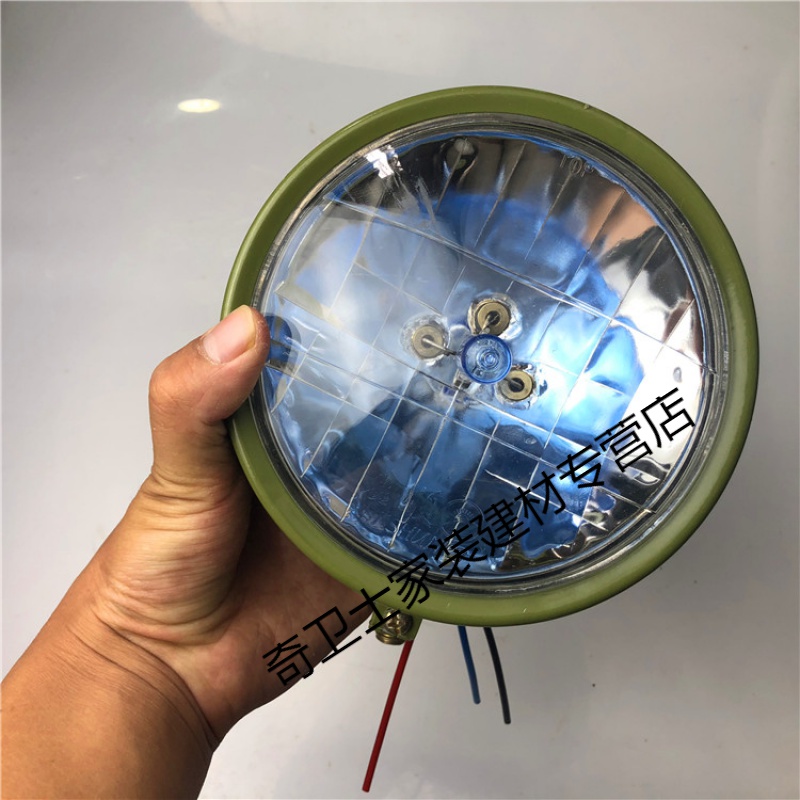 施韵令汽车5寸圆真空疝气灯12v24v前大灯农用车货车拖拉机改装辅助