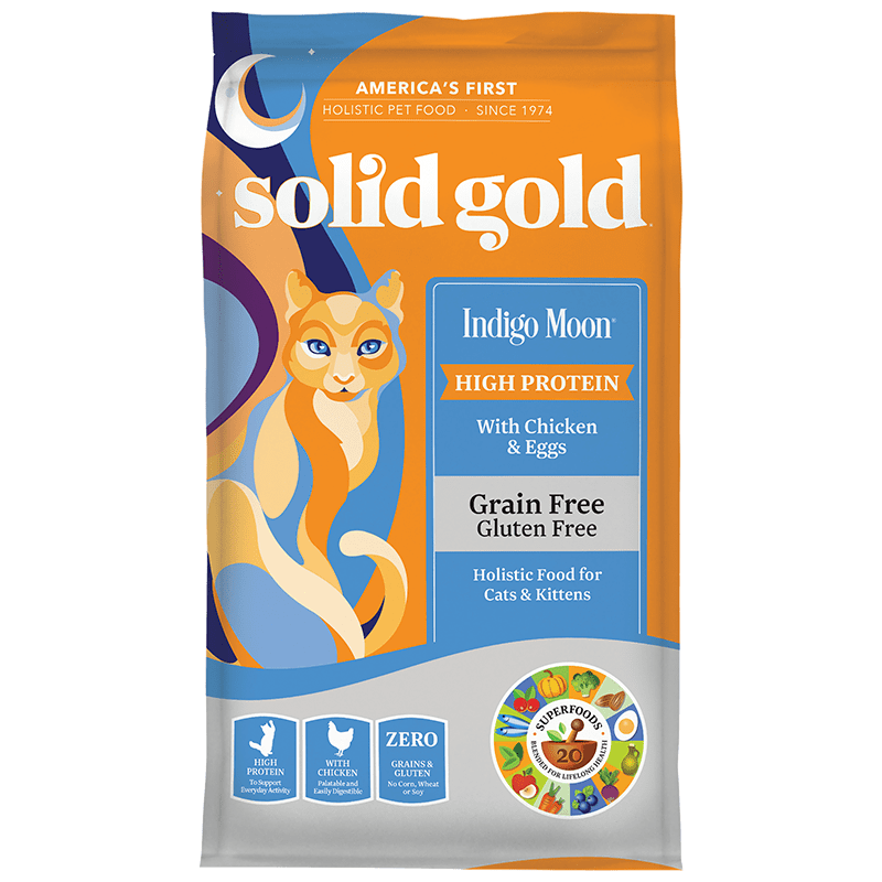 【七仓发货】SolidGold 素力高猫粮12磅金装金丽高金素进口无谷天然全阶段猫粮5.44kg 金装鸡肉味12磅(5.44kg)