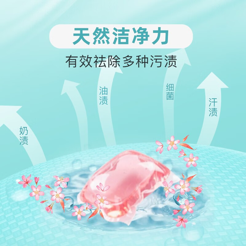 88809-松浦川洗衣凝珠持久留香清香浓缩机洗留香珠 洗衣液 清洁洗衣 100粒装/袋-详情图