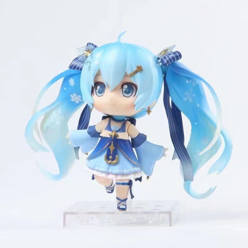 寿屋 初音未来q版公仔手办 miku 白熊初音 gk雪初音小