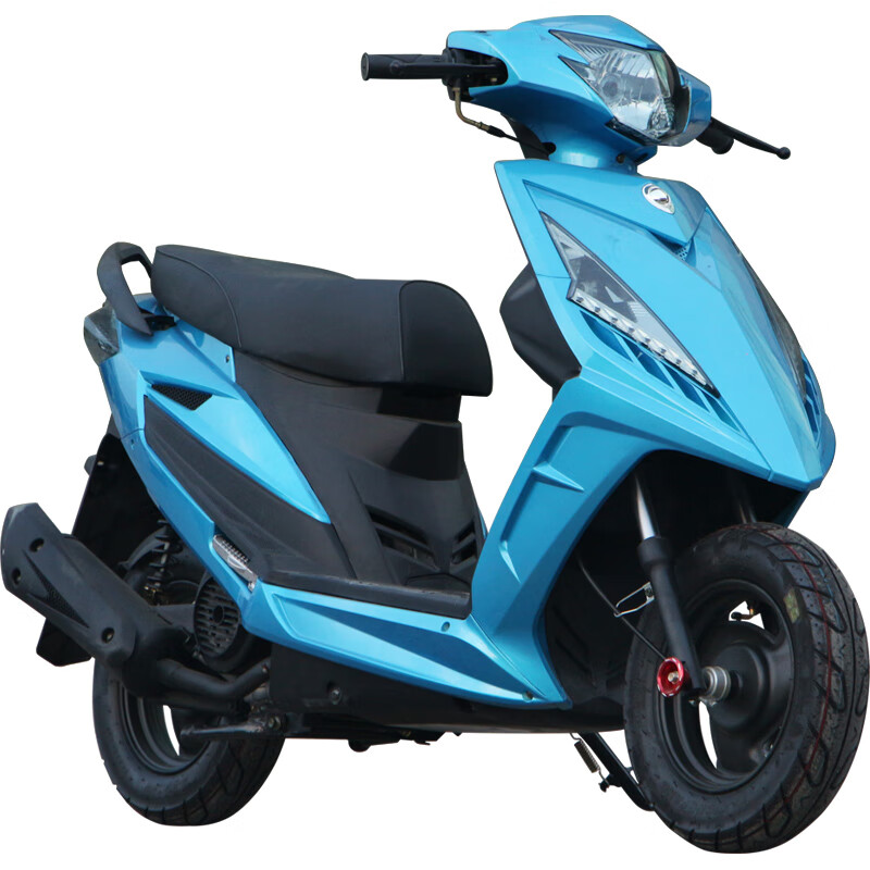 RUNTEMA國(guó)四電噴鬼火三代戰(zhàn)速踏板車摩托整車可上牌125cc燃油助力街車 天空藍(lán)(化油器款不可上牌)