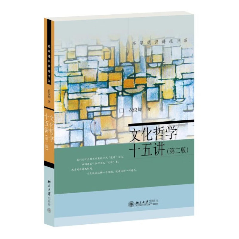 新华书店正版图书 名家通识讲座书系：文化哲学十五讲（第二版） 衣俊卿著