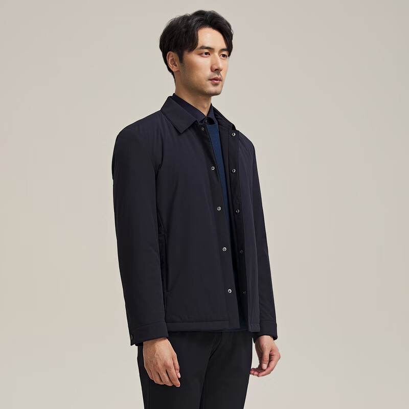 MAYORMAYOR 男装藏青衬衫款棉茄克MMCJ47951F6A 藏青 L （175/96A）