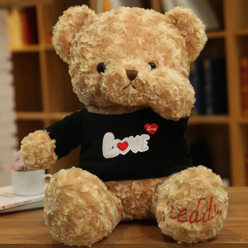 disney玫瑰泰迪熊可爱毛绒玩具大熊抱抱熊送女友公仔玩偶生日礼物女生