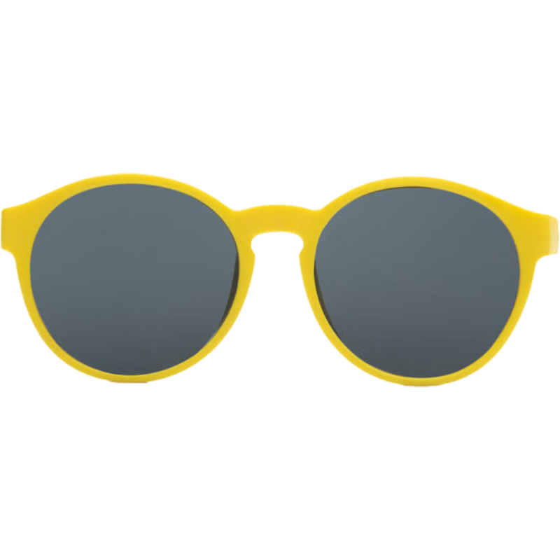 迪卡侬儿童墨镜太阳镜小童时尚可爱防晒太阳镜3号片KIDA黄色2_6岁-4558228