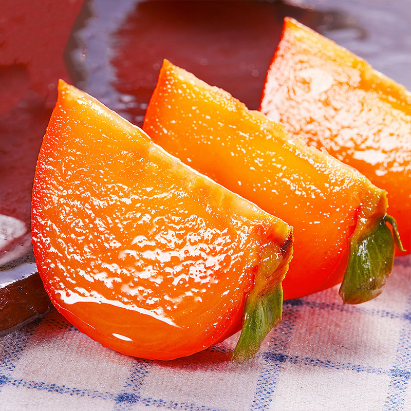 金百粟现摘陕西火晶柿子  应季软甜多汁甜柿新鲜柿子软柿整箱现发 流心火晶柿子30枚【30g+】