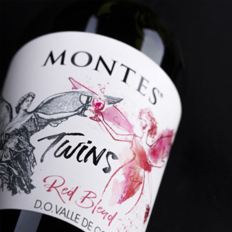 蒙特斯JS评分91双宝混酿干红葡萄酒750ml智利原瓶进口新年礼盒 双宝混酿750ml单支装