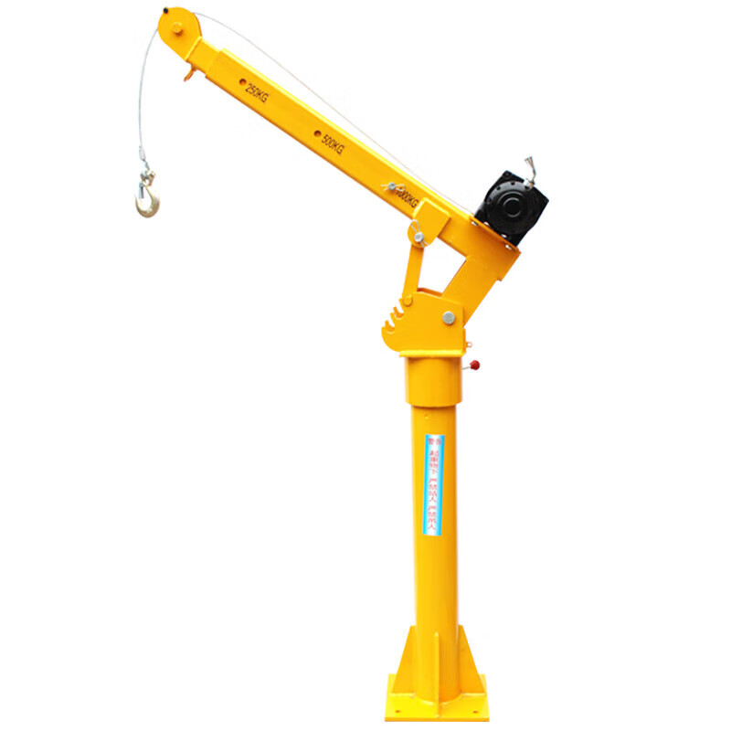 小型车载吊机货车随车吊12v悬臂吊电动葫芦24v车用220v升降起重机 0.