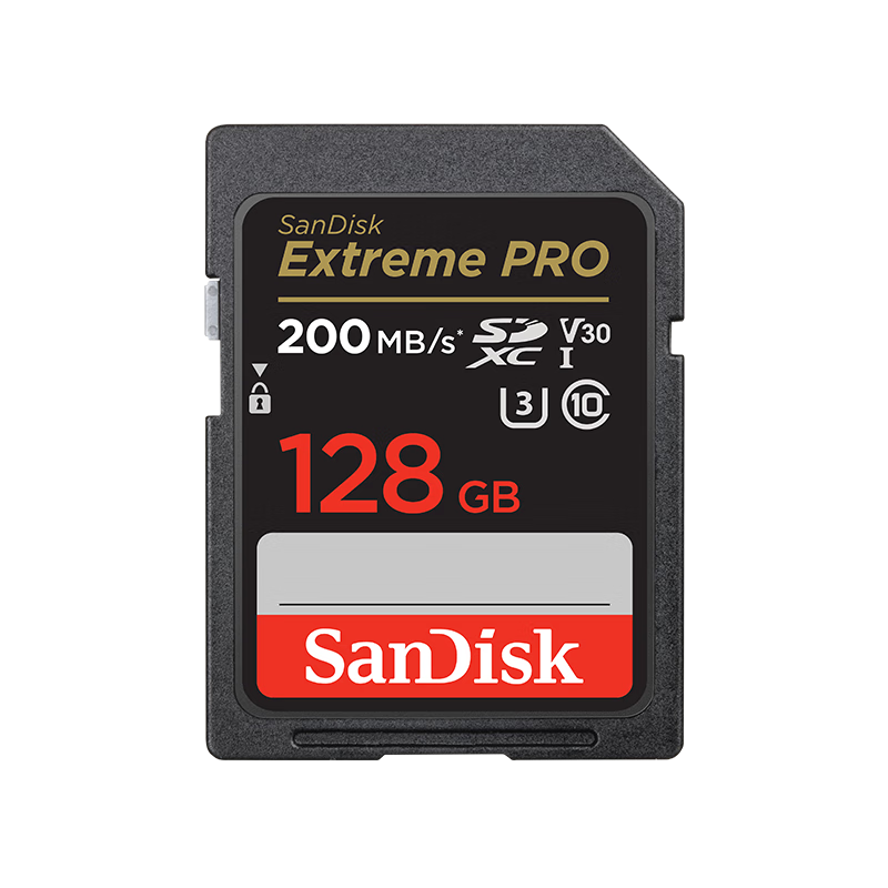 ϣSanDisk128GB SDڴ濨 4K V30 U3 C10 洢 200MB/s д90MB/s ΢/ڴ濨