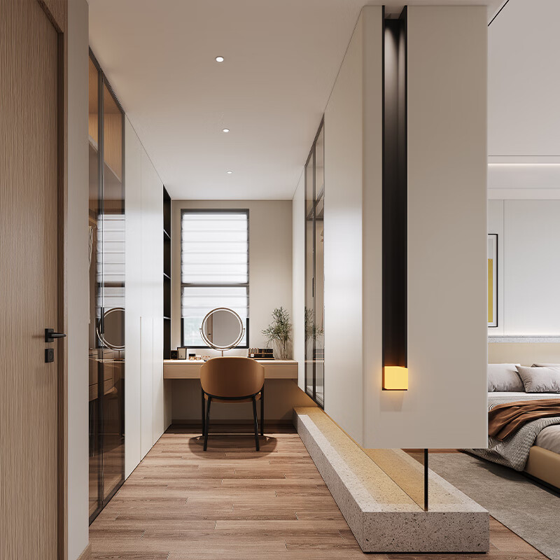 玛格衣柜定制整体卧室悬空衣柜网红衣帽间悬浮式一体组合家具 预付金