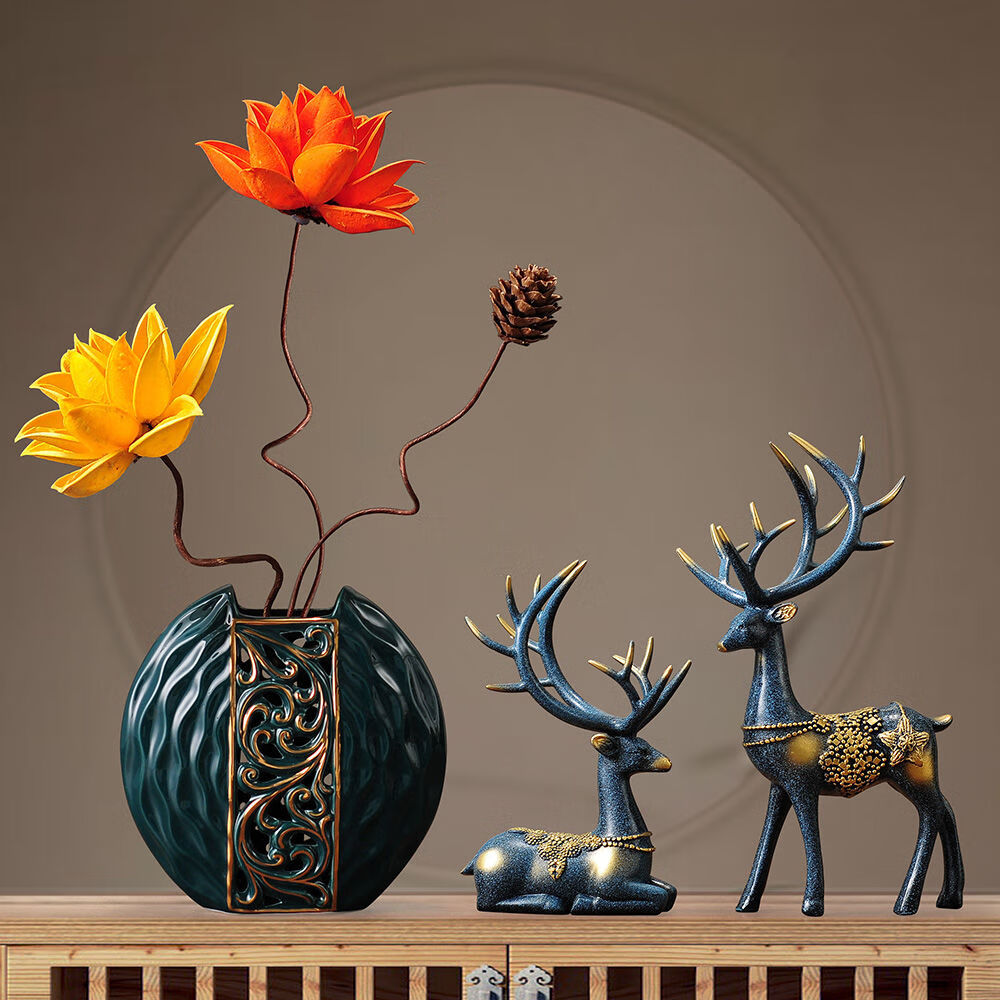 【5折】鹿摆件创意家居装饰品电视柜酒柜摆设客厅书房玄关房间布置