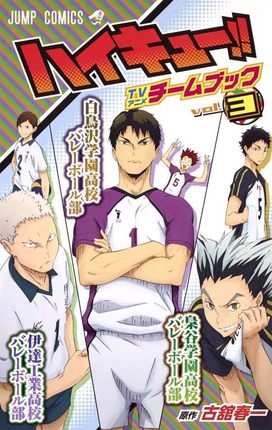 烏野高校排球部排球少年 角色公式书 3ハイキュー!! TVアニメチームブック vo3 日本进口 正版