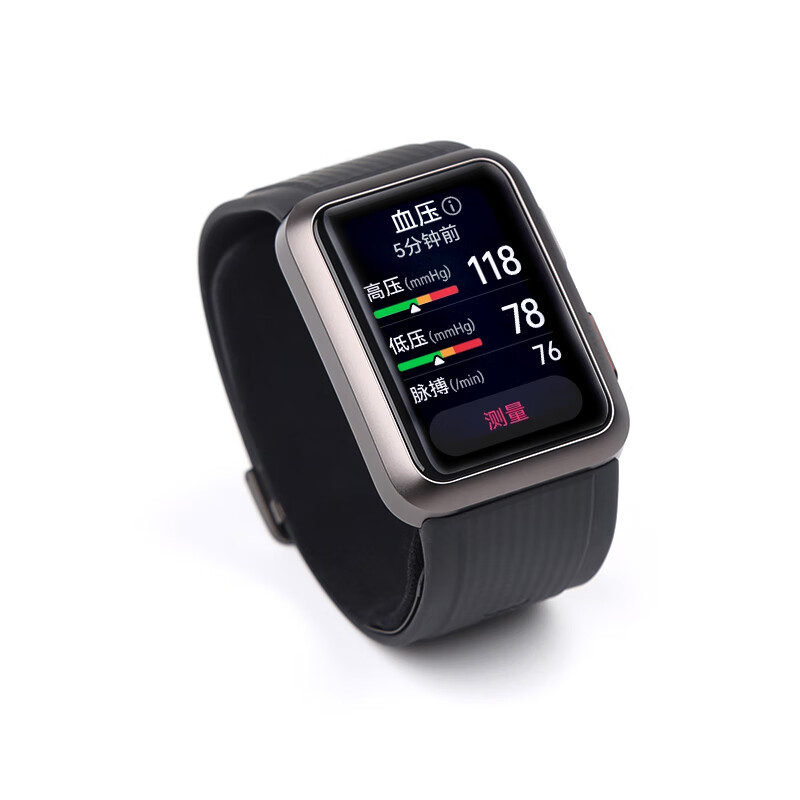 华为huaweiwatchd智能手裱血压手裱腕部心电血压记录仪曜石黑铝合金