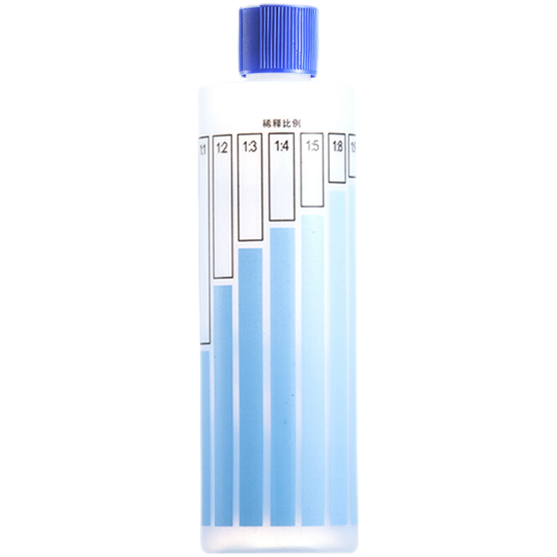 洗洁精稀释瓶500ml小分装瓶配比瓶刻度瓶挤压瓶塑料空瓶 蓝色