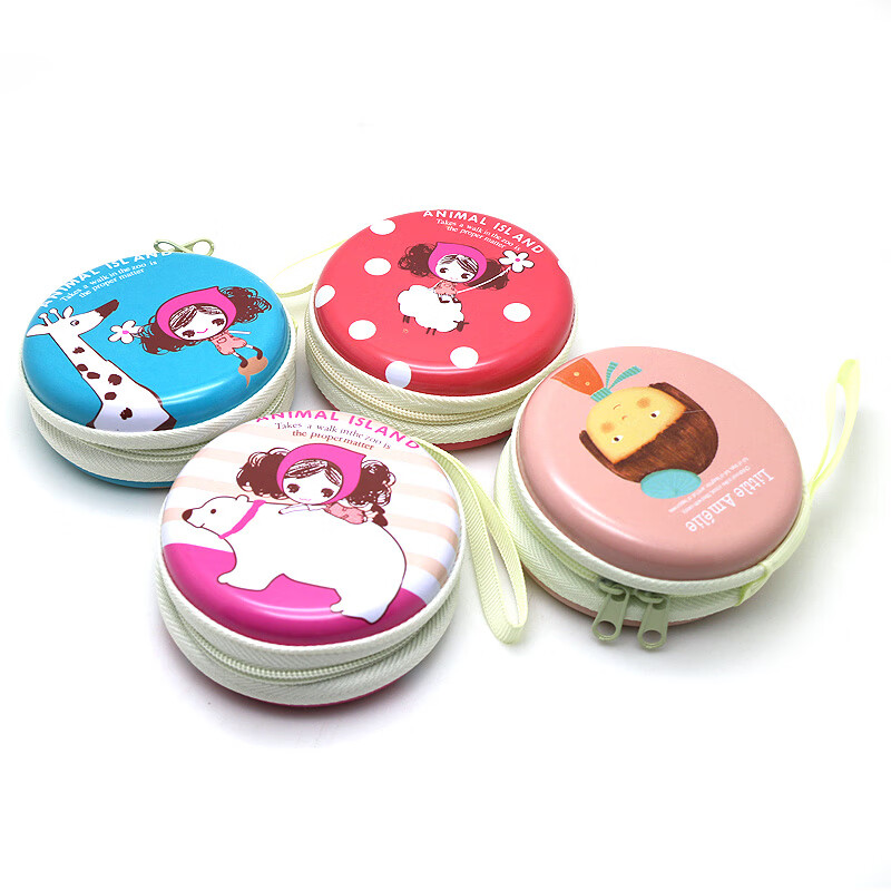 古筝指甲收纳盒卡通包琵琶指甲盒乐器配件收纳包儿童指甲胶布袋拨片盒 收纳盒颜色随机2个