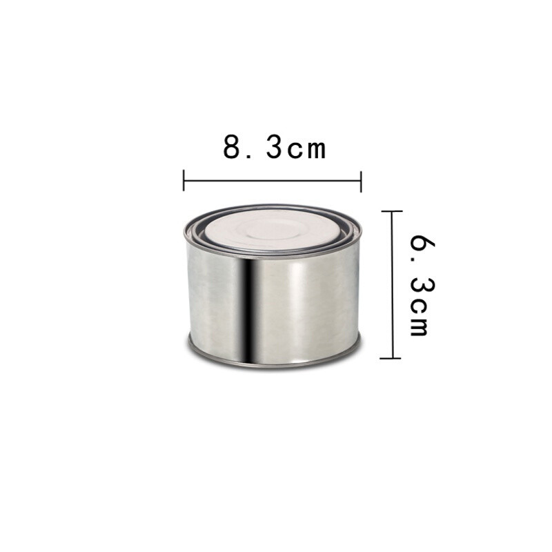 加厚调漆罐空油漆桶小铁罐保存罐储存罐带盖密封马口铁桶0.3-20LT4 0.3L