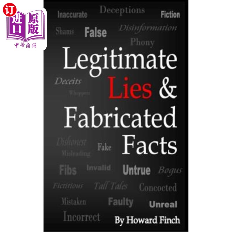 海外直订legitimate lies & fabricated facts 合法谎言和捏造事实