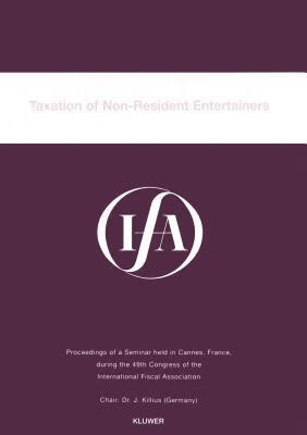 预订 ifa: taxation of non-resident entertainers: taxation of non
