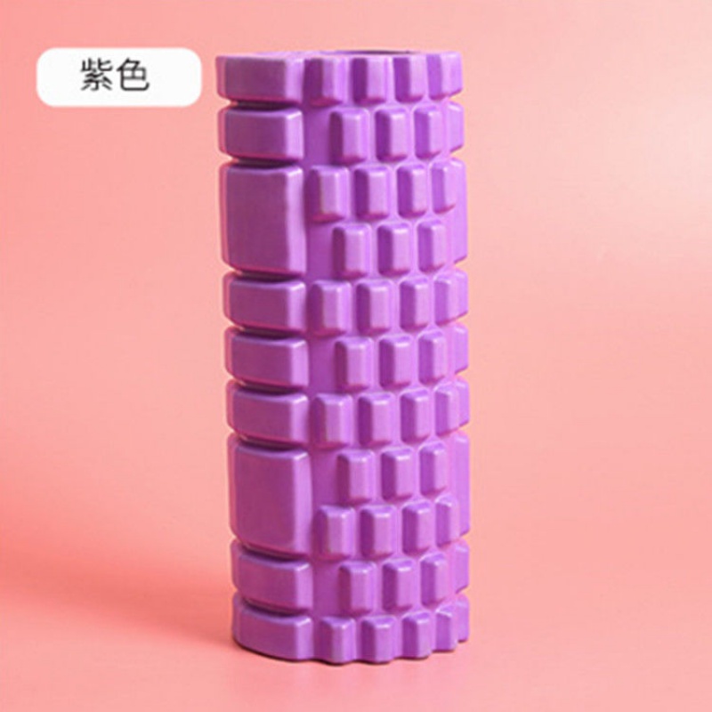 轴肌肉放松器滚轴棒瑜伽柱健身瘦小腿狼牙棒琅琊按摩器材卡尼拉 紫色