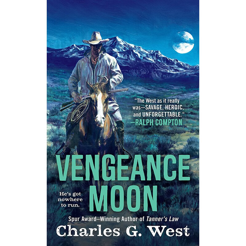 预订英文原版 Vengeance Moon复仇之月 Charles G. West西部冒险神秘悬疑惊悚小说书籍