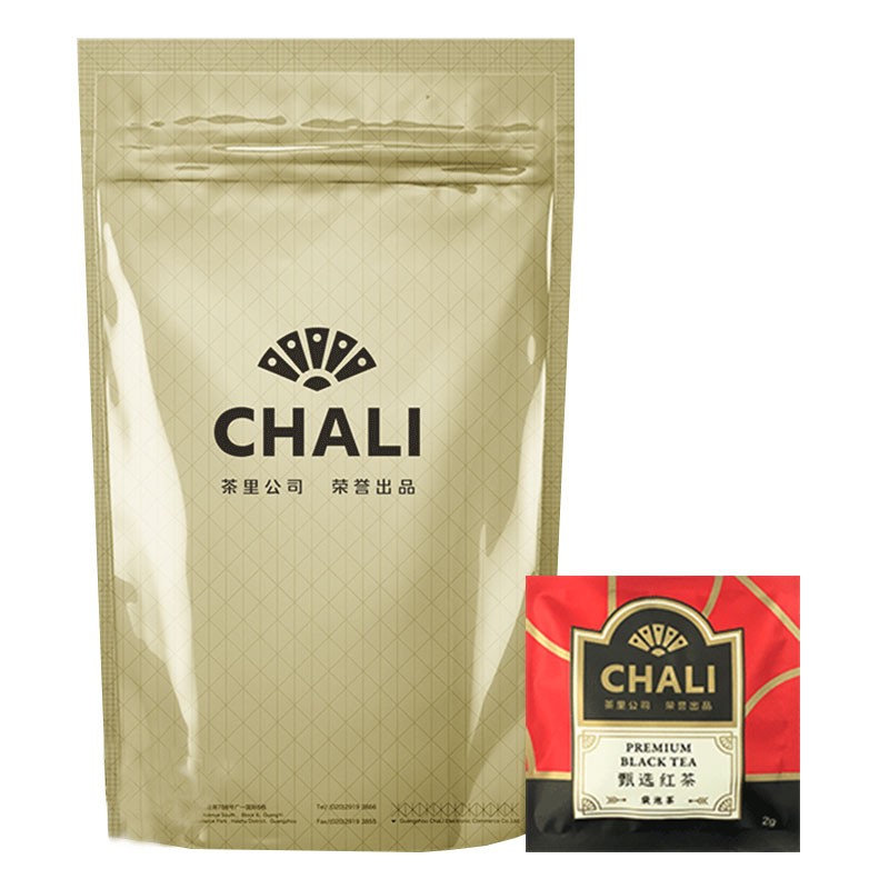 chali茶里 甄选红茶2g*100片量贩装 高档酒店客房专用三角袋泡茶叶