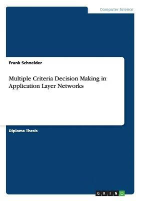 预订Multiple Criteria Decision Making in Application