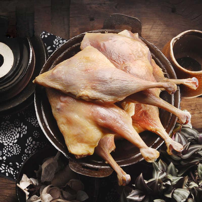 虎钢馋安徽特产传统手工自制腌制风干咸鸭腿咸鸭肉腊鸭腿肉4只年货