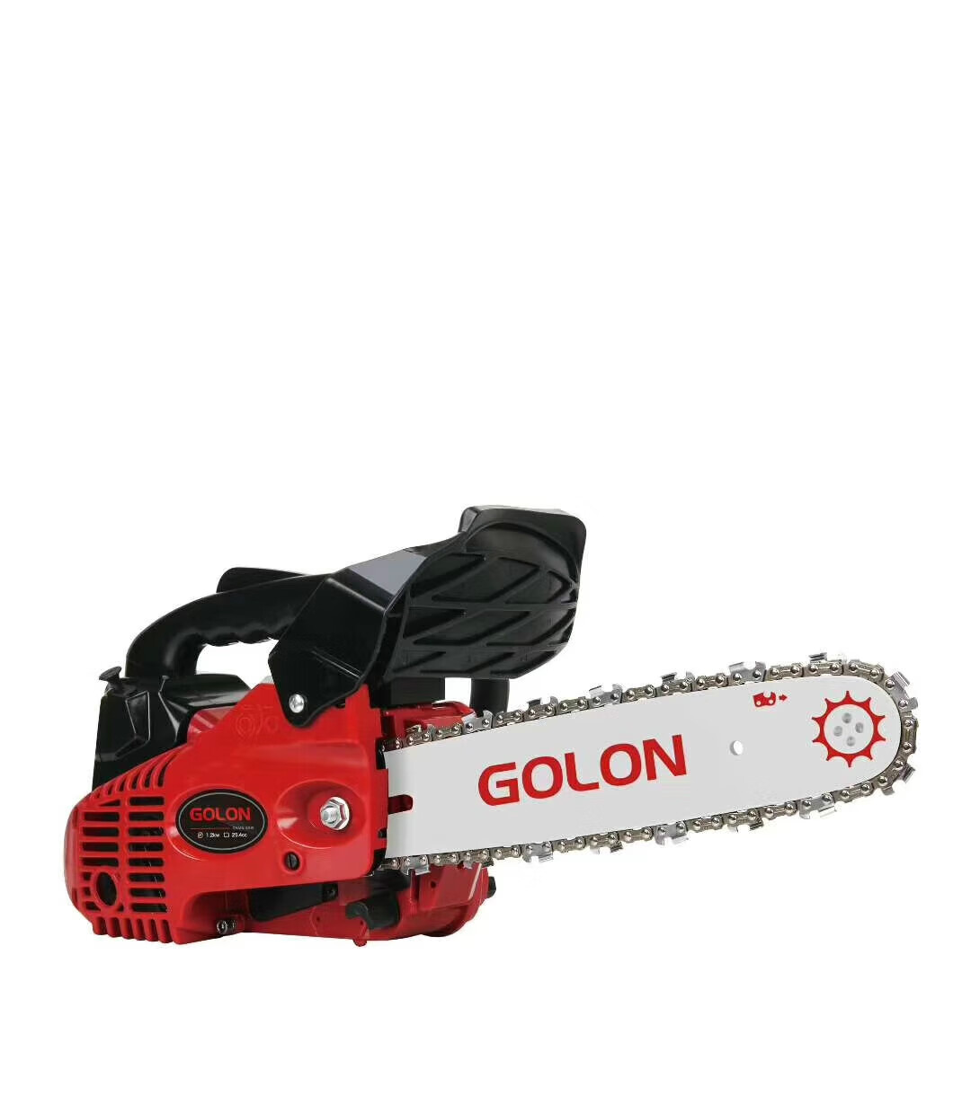 螺丝侠家用2500迷你小型汽油锯伐木锯毛竹锯12寸14寸链条导板 不含