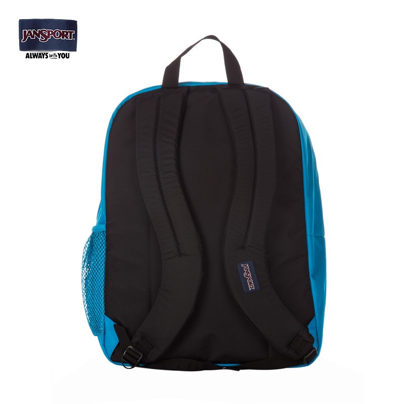 JANSPORT杰斯伯双肩包男女大学生书包高中34L背包TDN7 01F 水湖蓝-18年复古款
