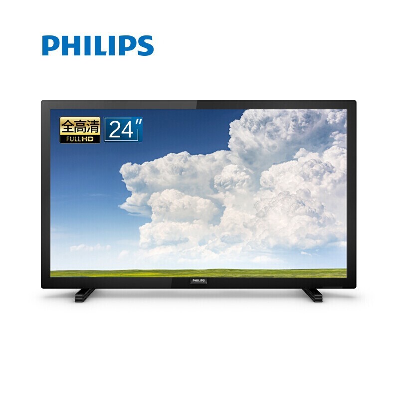 飞利浦（PHILIPS） 24英寸 丰富接口 1080P 电视机/显示器两用 LED全高清液晶电视机 显示器 电脑显示屏 24PFF5595/T3