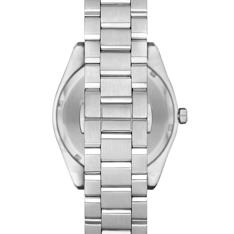 EMPORIO ARMANI官方正品手表男士简约商务放射纹表盘石英表送情人节礼物送男友 银色AR11621 41mm