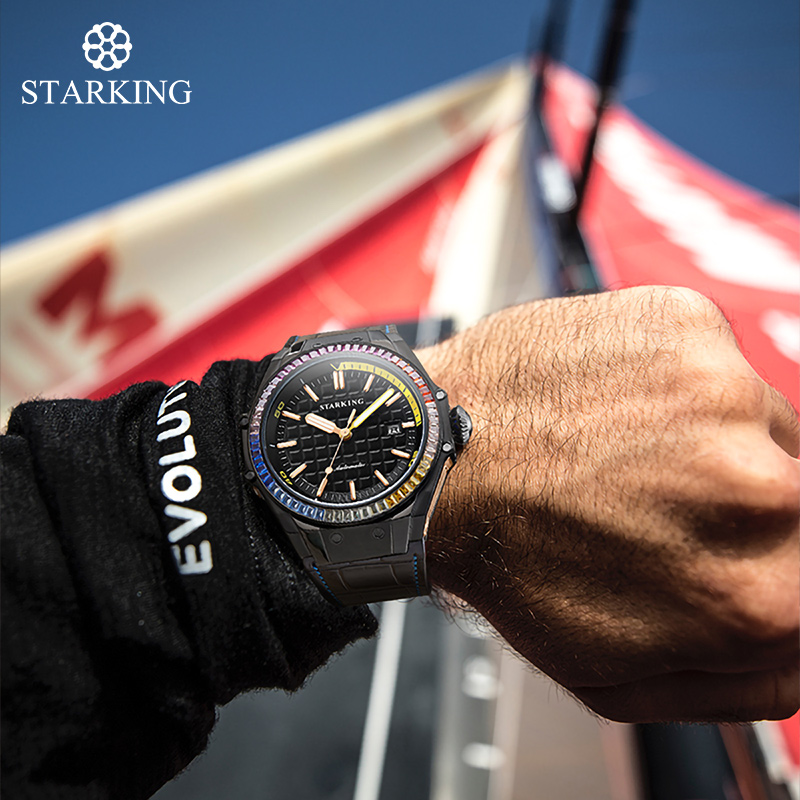 一折拍限3只星皇高档名表彩虹钻新款炫酷男表全自动进口机械表瑞士