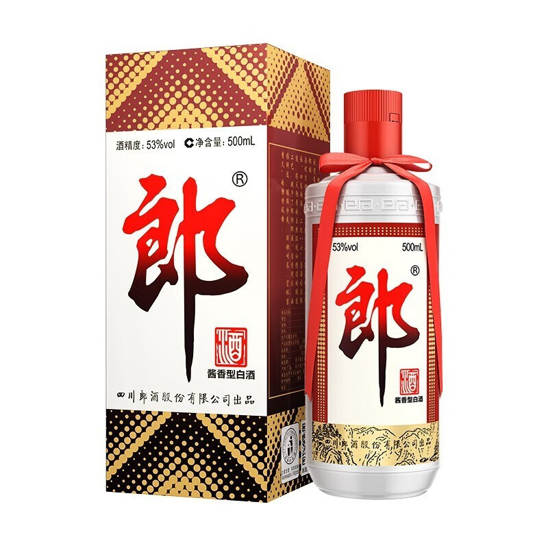 四川郎酒 53度酱香型白酒 收藏送礼 宴请佳品 郎牌郎 500ml单瓶