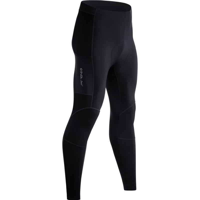 思帕客（Spakct）骑行裤秋冬抓绒保暖男女山地车自行车公路车长裤 信仰II男子绒感骑行长裤（黑） M