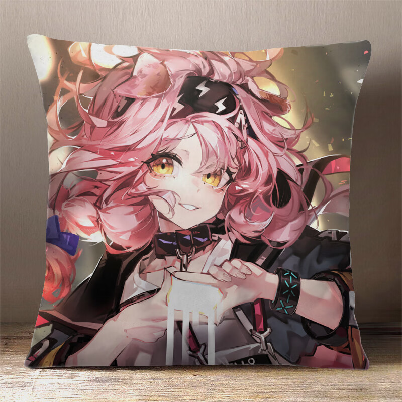 誉静明日方舟周边澄闪粉毛闪耀小火花苏茜动漫游戏二次元定制2way抱枕