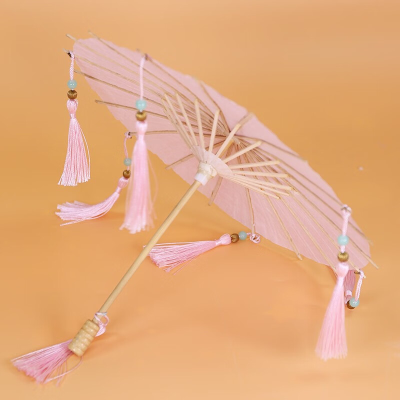 德必胜3分娃娃雨伞古风伞拍摄道具bjd3分通用纸伞可开合直径30cm 古风3分纸伞 适合3分女娃怎么看?