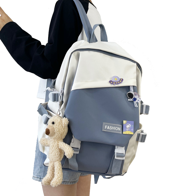 viney高中生书包初中女大学生小学生ins韩版双肩包价格走势及榜单