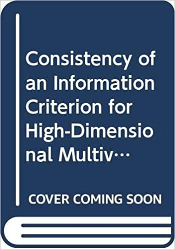 预订consistency of an information criterion for high