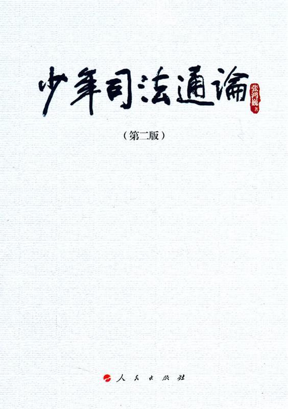少年司法通论 张鸿巍【正版开发票】