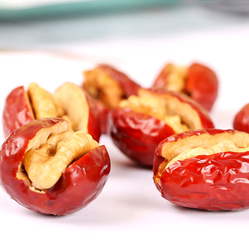 好想你灰枣夹核桃去核巴旦木奶芙枣血糯米核桃糕枣片dd 【约120小袋】688g灰枣夹核桃