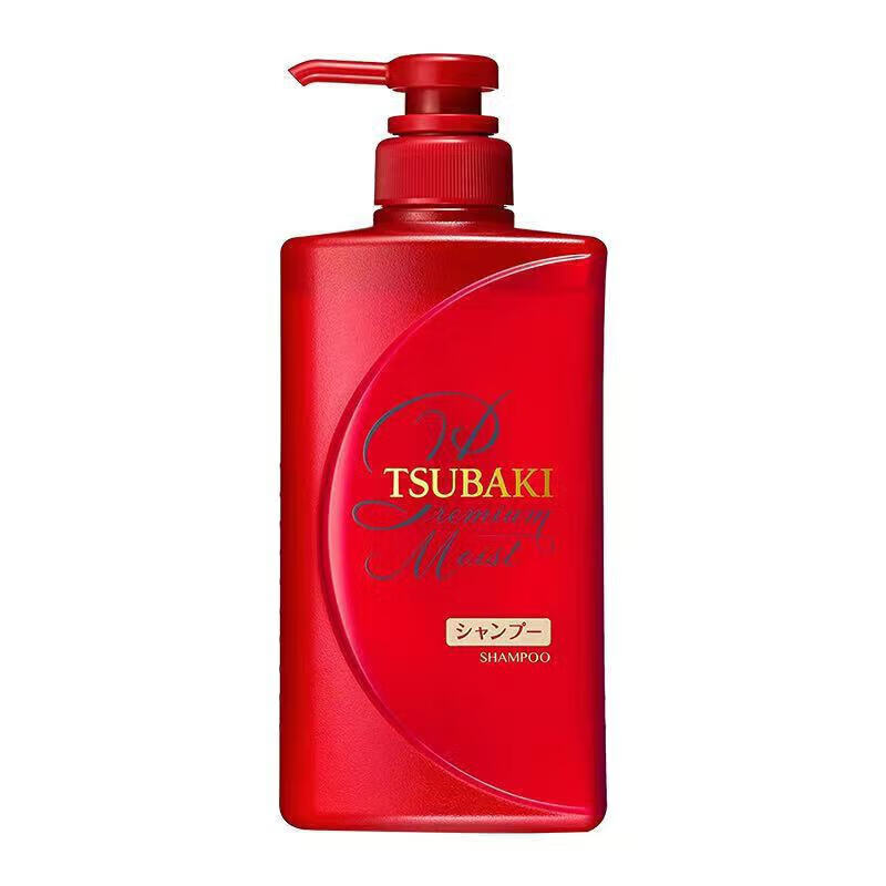 丝蓓绮(tsubaki)日本原装进口沁润臻致滋润型洗发露490ml改善防毛躁