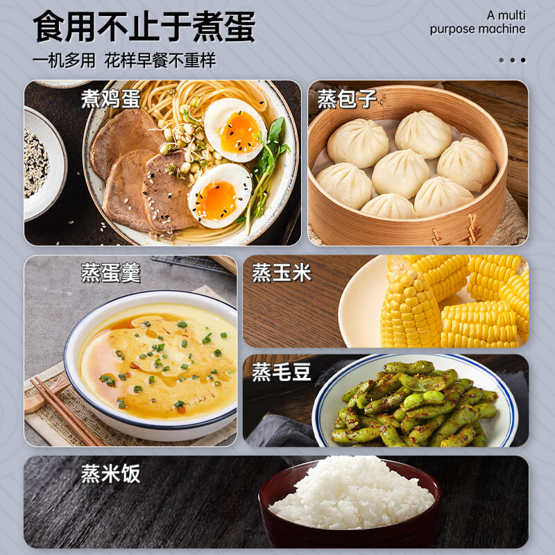 WMF德国煮蛋器全自动不锈钢迷你家用蒸蛋器早餐神器鸡蛋羹 WMF-1507stelio多蛋煮蛋器 单层