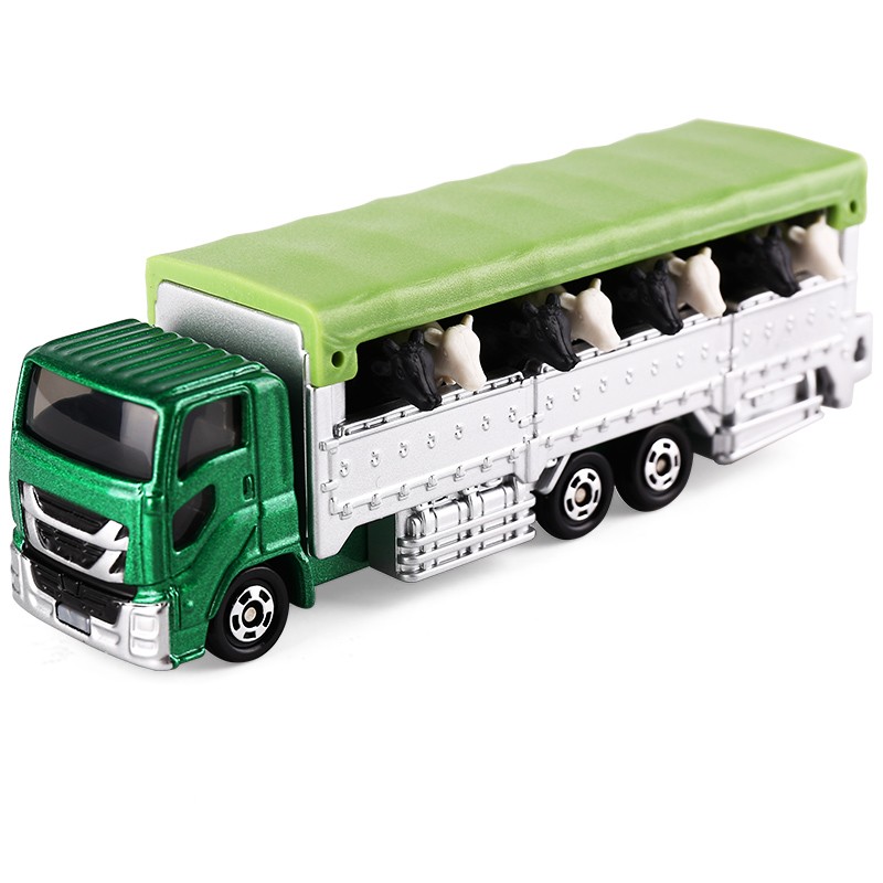 多美（TAKARA TOMY）多美卡合金小汽车模型男玩具139号长款奶牛家畜运输车798323图片