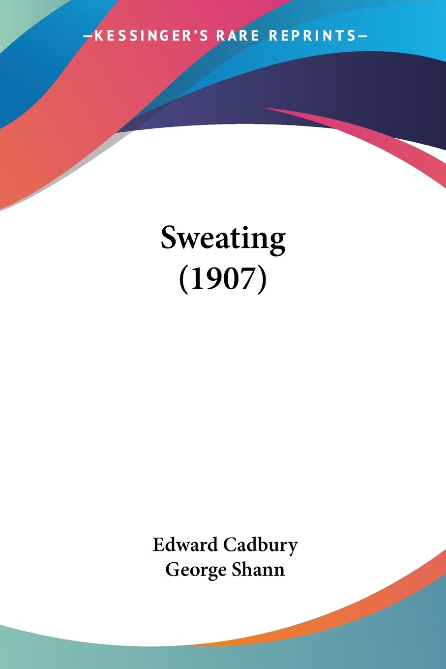 【预售 按需印刷】sweating (1907)