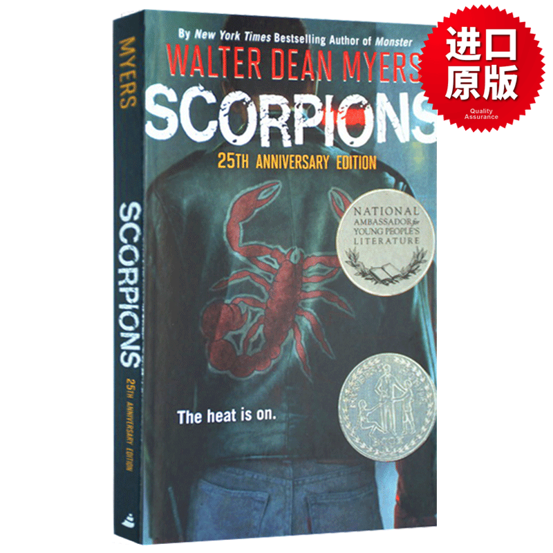 蝎子 Scorpions 英文原版青少年小说读物 纽伯瑞银奖作品 Walter Dean Myers 英文版 进口英语原版书籍