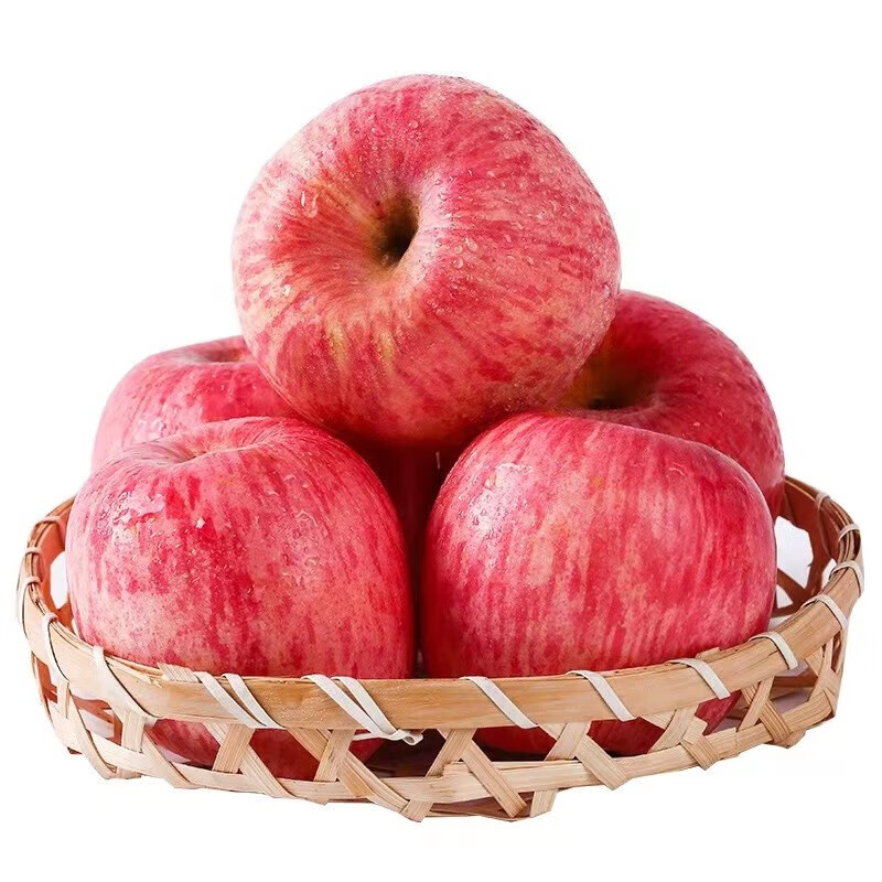 果佳玖山东烟台红富士苹果新鲜水果脆甜苹果特产带箱 普通5斤(净重4.
