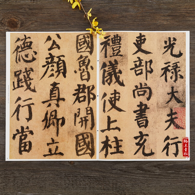 孙宝文主编 碑帖珍品临摹本 吉林 大八开放大字帖 颜体楷书毛笔书法