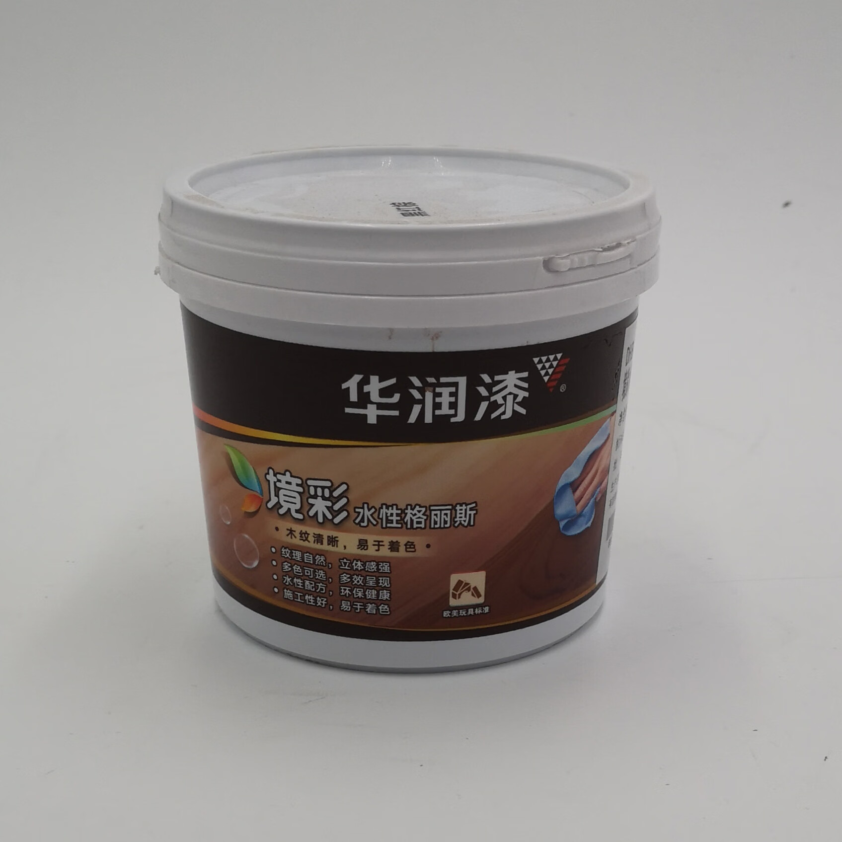 华润漆水性色精擦色宝水性格丽斯红木色红棕色黑红棕 水性红色精(100g